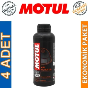 Motul A3 Air Filter Oil 1 Lt Hava Filtresi Yağı (4 Adet)