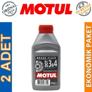 Motul Dot 3 & 4 Brake Fluid 500 Ml Fren Hidrolik Yağı (2 Adet)