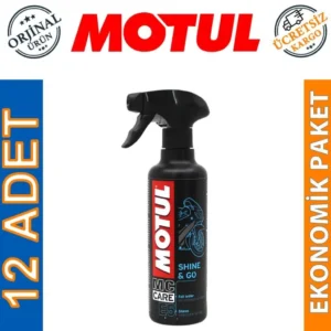 Motul E5 Shine & Go Sprey 400 Ml Hızlı Cila ve Parlatıcı (12 Adet)