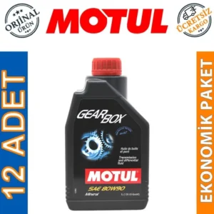 Motul Gearbox 80W90 1 Lt Şanzıman ve Diferansiyel Yağı (12 Adet)