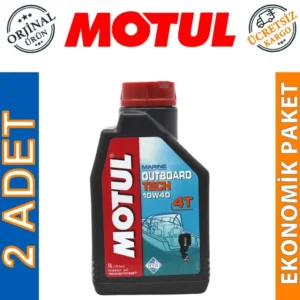 Motul Marine Outboard Tech 4T 10W40 1 Lt Tekne Motor Yağı (2 Adet)