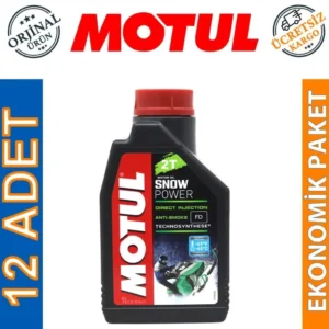 Motul SnowPower 2T 1 Lt 2 Zamanlı Kar Motosiklet Yağı (12 Adet)