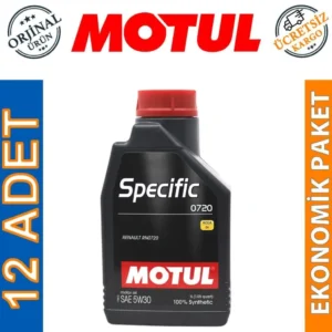 Motul Specific 0720 5W30 1 Lt Tam Sentetik Motor Yağı (12 Adet)