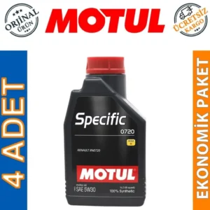 Motul Specific 0720 5W30 1 Lt Tam Sentetik Motor Yağı (4 Adet)