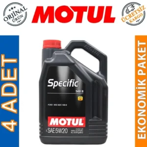 Motul Specific 948 B 5W20 5 Lt Tam Sentetik Motor Yağı (4 Adet)