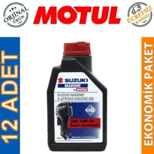 Motul Suzuki Marine 4T SAE 10W30 1 Lt Tekne Motor Yağı (12 Adet)
