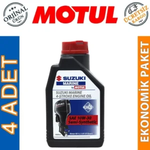 Motul Suzuki Marine 4T SAE 10W30 1 Lt Tekne Motor Yağı (4 Adet)