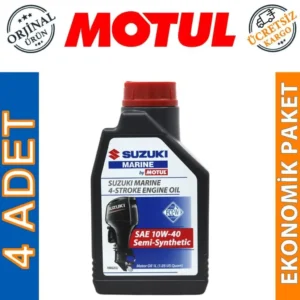 Motul Suzuki Marine 4T SAE 10W40 1 Lt Tekne Motor Yağı (4 Adet)