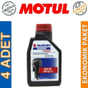 Motul Suzuki Marine Gear 90 1 Lt Tekne Kuyruk Yağı (4 Adet)