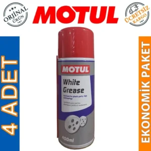 Motul White Gres Çok Amaçlı Beyaz Gres Sprey 400 Ml (4 Adet)