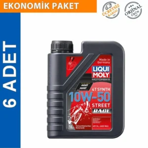 Liqui Moly 10W-50 4T Street Race 1 Lt Motosiklet Yağı (6 Adet) (1502)