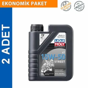 Liqui Moly 15W-50 4T Street 1 Lt Motosiklet Motor Yağı (2 Adet) (2555)