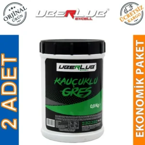 Uberlub Excell Kauçuklu Gres 0.9 Kg Kalsiyum Sabunlu Gres (2 Adet)