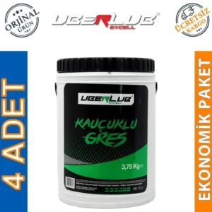 Uberlub Excell Kauçuklu Gres 3.75 Kg Kalsiyum Sabunlu Gres (4 Adet)
