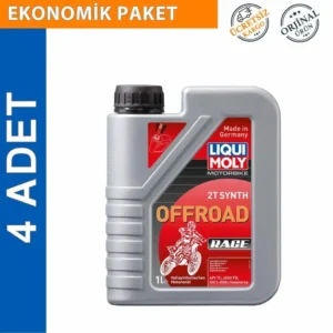 Liqui Moly 2T OffRoad Race 1 Lt Tam Sentetik Motor Yağı (4 Adet) (3063)