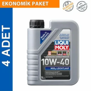 Liqui Moly Mos2 Leichtlauf 10W-40 Motor Yağı 1 Lt (4 Adet) (2626)