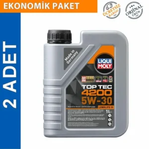 Liqui Moly Top Tec 4200 5W30 Tam Sentetik Motor Yağı 1 Lt (2 Adet) (8972)