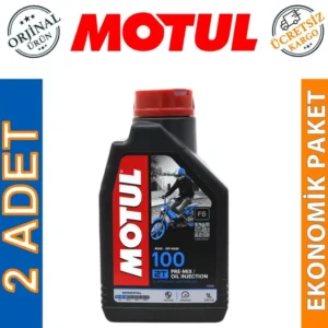 Motul 100 2T 1 Lt 2 Zamanlı Motosiklet Yağı (2 Adet)
