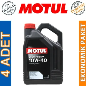 Motul 2100 Power+ 10W40 Motor Yağı 4 Lt (4 Adet)