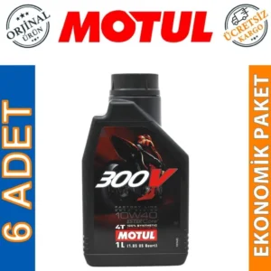 Motul 300V FL 10W40 4T 1 Lt Motosiklet Yağı (6 Adet)