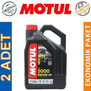 Motul 5000 10W40 4T 4 Lt Motosiklet Yağı (2 Adet)