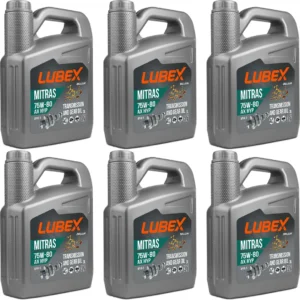 Lubex Mitras AX HYP 75W80 3 Lt Şanzıman ve Diferansiyel Yağı (6 Adet)