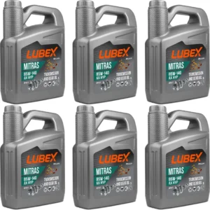 Lubex Mitras AX HYP 85W140 3 Lt Şanzıman ve Diferansiyel Yağı (6 Adet)