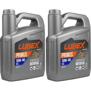 Lubex Primus EC 10W40 4 Lt Sentetik Motor Yağı (2 Adet)