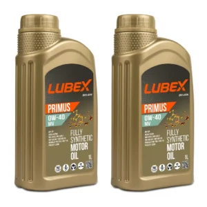 Lubex Primus MV 0W40 1 Lt Tam Sentetik Motor Yağı (2 Adet)