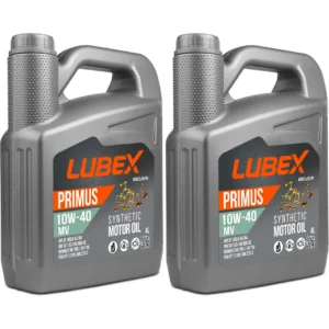 Lubex Primus MV 10W40 4 Lt Sentetik Motor Yağı (2 Adet)