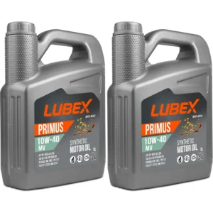 Lubex Primus MV 10W40 5 Lt Sentetik Motor Yağı (2 Adet)