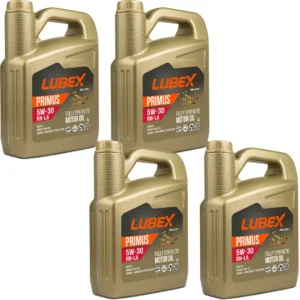 Lubex Primus RN-LA 5W30 5 Lt Tam Sentetik Motor Yağı (4 Adet)