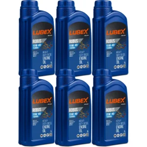 Lubex Robus Turbo 15W40 1 Lt Mineral Motor Yağı (6 Adet)