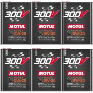 Motul 300V Power 0W20 2 Lt Tam Sentetik Motor Yağı (6 Adet)