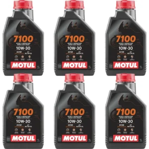 Motul 7100 4T 10W30 1 Lt Motosiklet Yağı (6 Adet)