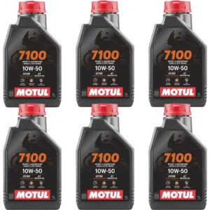 Motul 7100 4T 10W50 1 Lt Motosiklet Yağı (6 Adet)