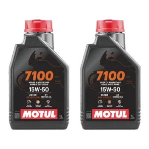 Motul 7100 4T 15W50 1 Lt Motosiklet Yağı (2 Adet)