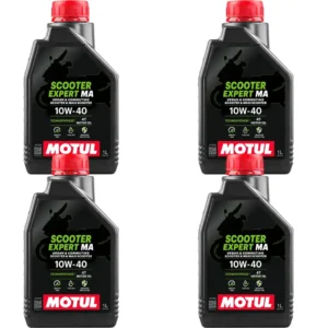 Motul Scooter Expert 10W40 MA 4T 1 Lt Motosiklet Yağı (4 Adet)