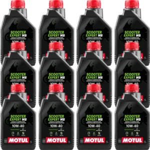 Motul Scooter Expert 10W40 MB 4T 1 Lt Motosiklet Yağı (12 Adet)
