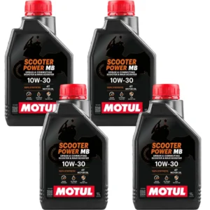 Motul Scooter Power 4T 10W30 MB 1 Lt Motosiklet Yağı (4 Adet)