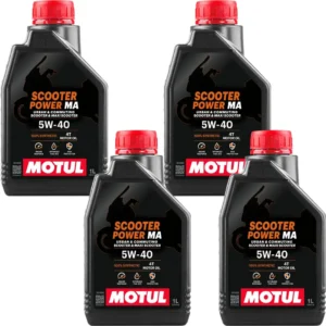 Motul Scooter Power 5W40 MA 4T 1 Lt Motosiklet Yağı (4 Adet)
