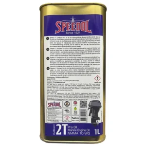 Speedol Marine Outboard 2T 1 Lt Tekne Motor Yağı